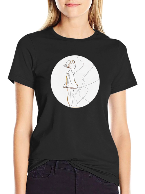 Artistic Silhouette Graphic Tee