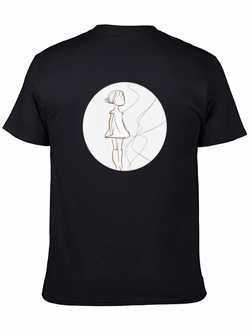 Artistic Silhouette Graphic Tee