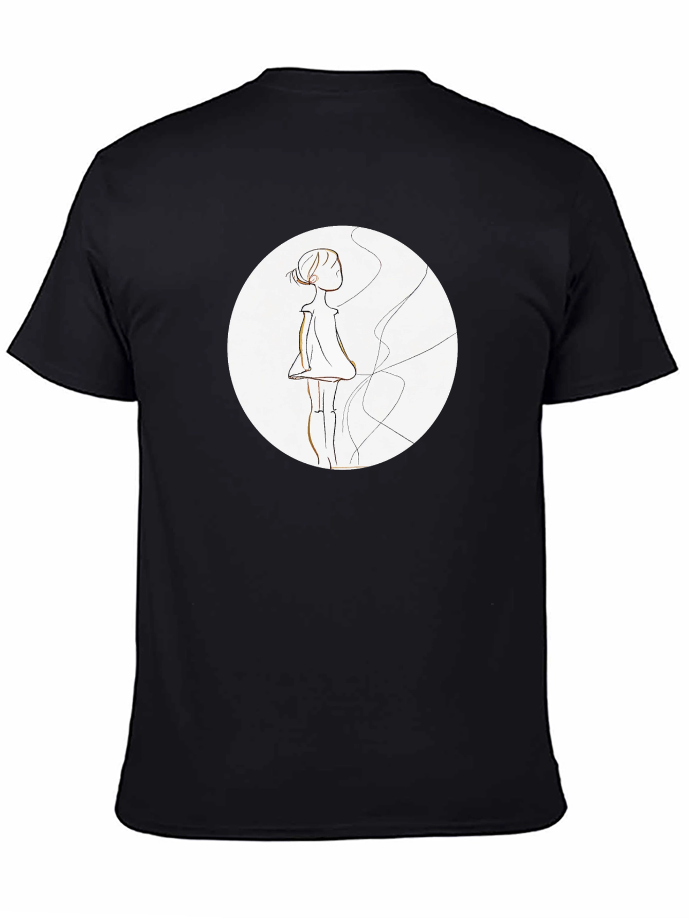 Artistic Silhouette Graphic Tee