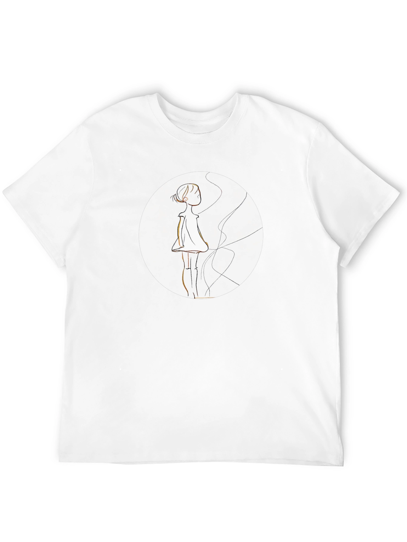 Artistic Silhouette Graphic Tee