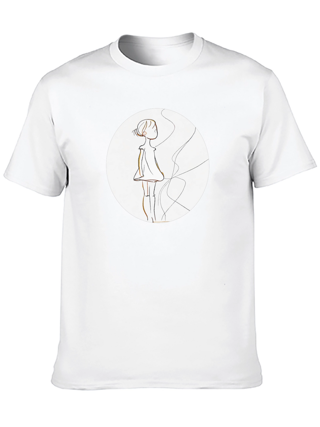 Artistic Silhouette Graphic Tee