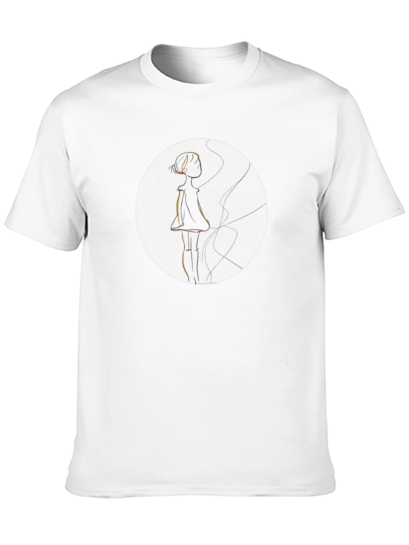 Artistic Silhouette Graphic Tee