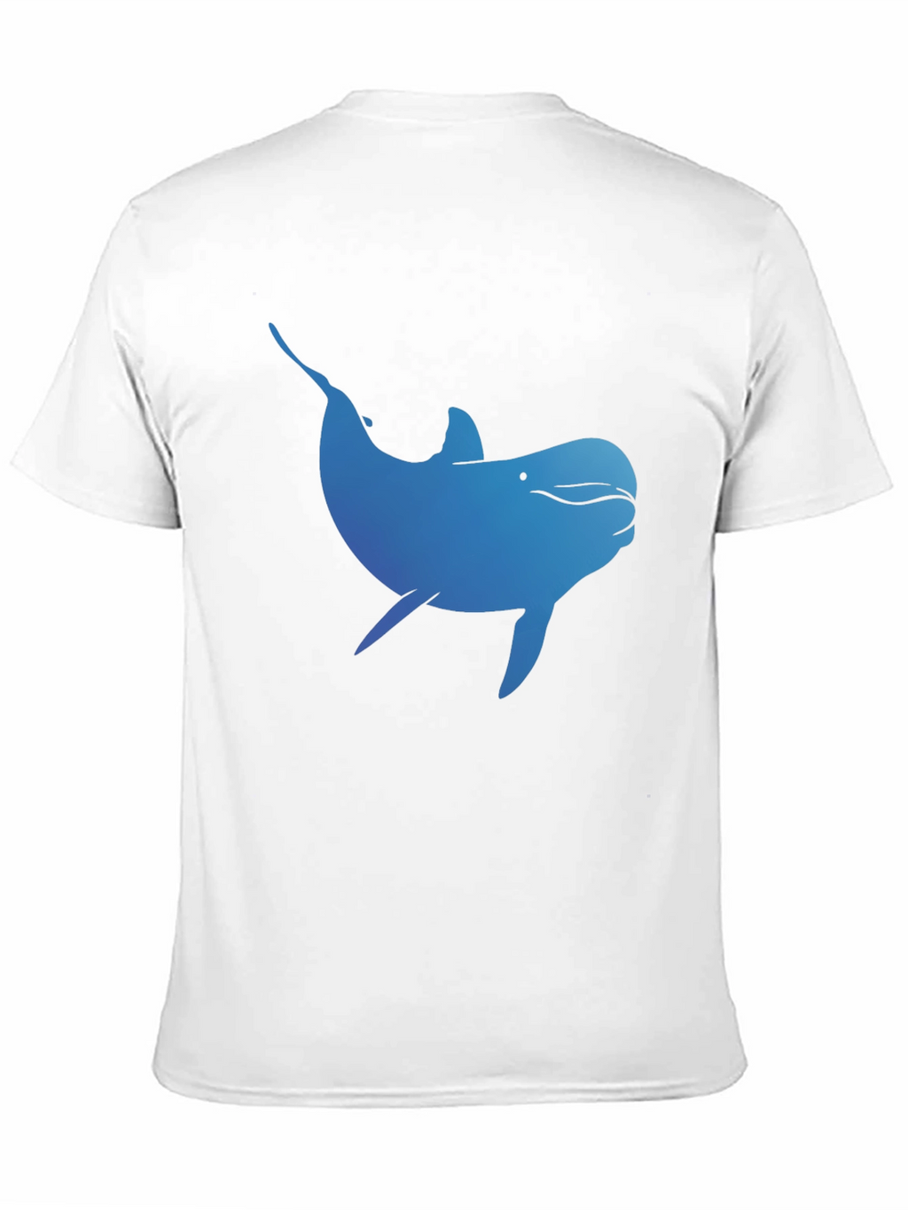 Blue Dolphin Graphic T-Shirt - Black Cotton Tee