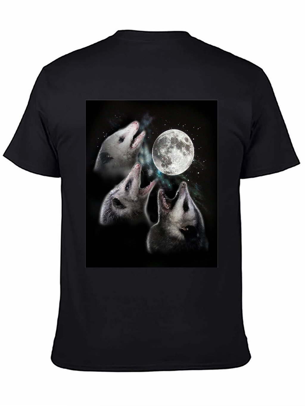 Opossums Howling at Moon Graphic Tee