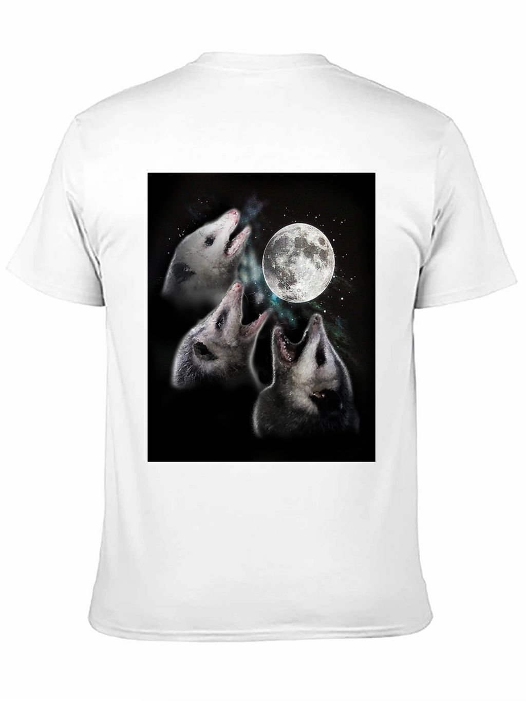 Opossums Howling at Moon Graphic Tee