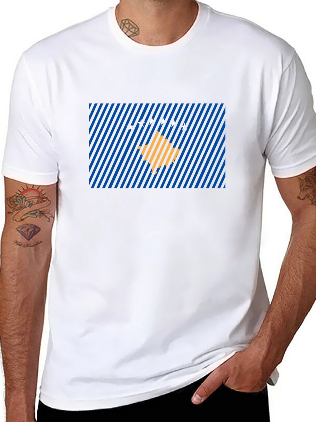 Kosovo Flag T-Shirt - Stylish Patriotic Tee