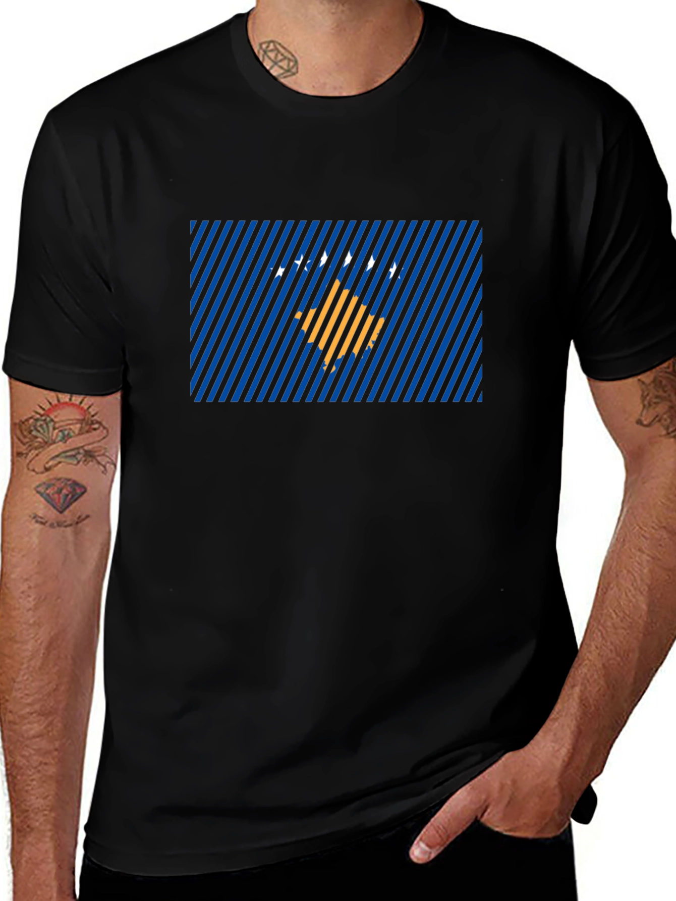 Kosovo Flag T-Shirt - Stylish Patriotic Tee