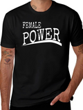 Female Power Graphic T-Shirt - Black