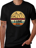 I Love Nature Graphic T-Shirt - Mens Black Tee