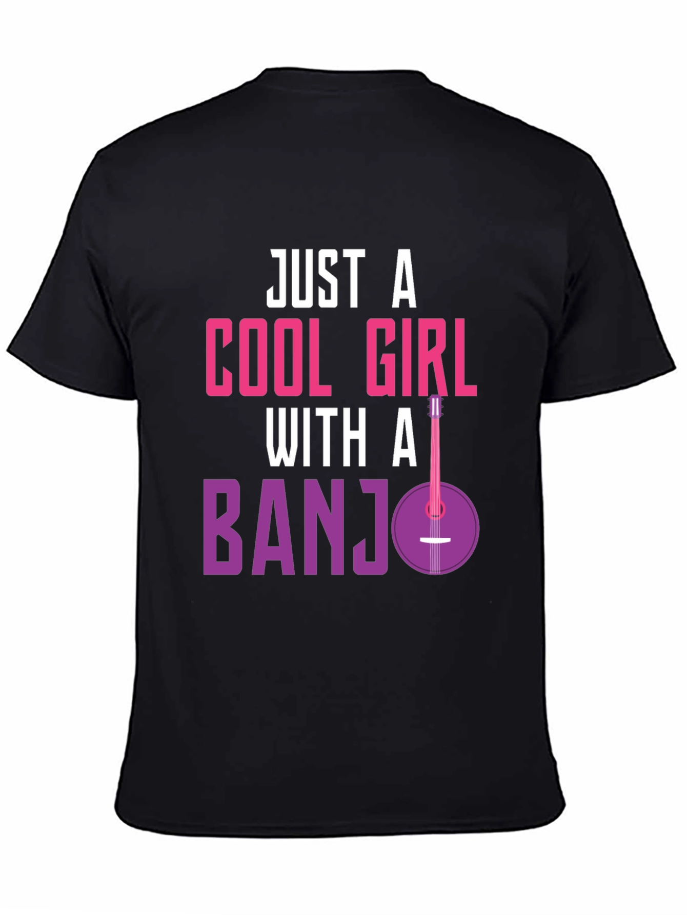 Cool Girl Banjo T-Shirt - Musician Tee