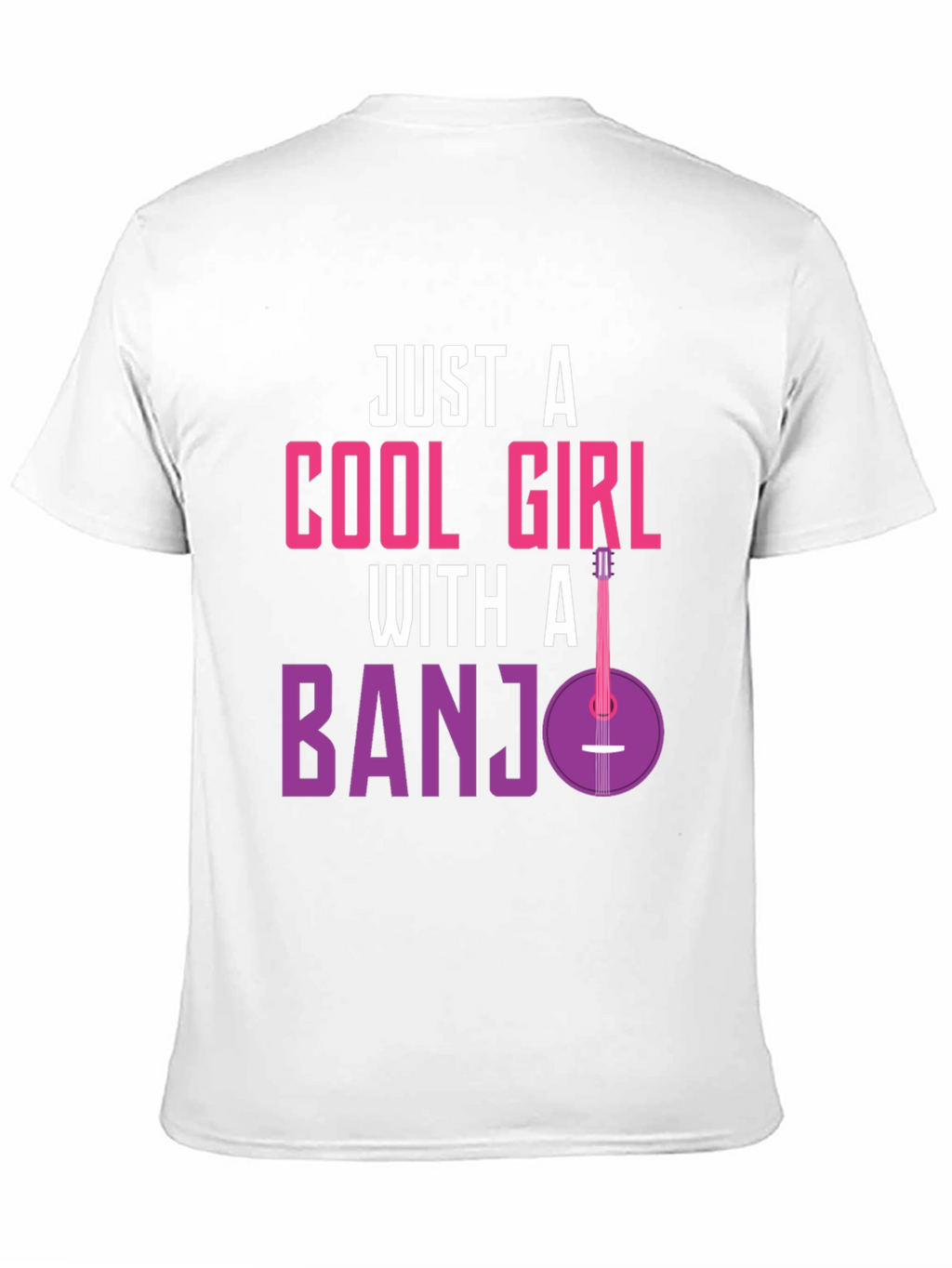 Cool Girl Banjo T-Shirt - Musician Tee