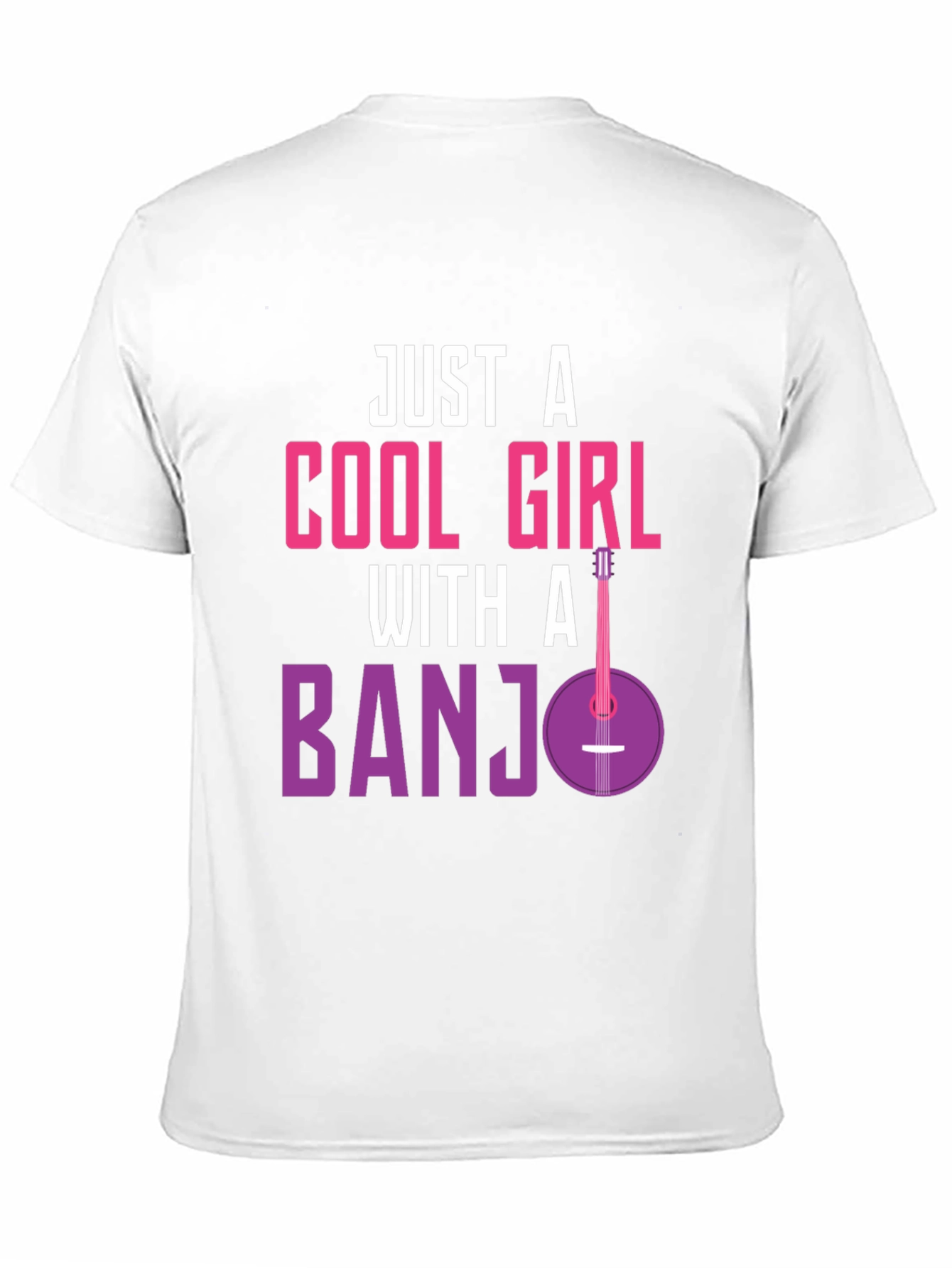 Cool Girl Banjo T-Shirt - Musician Tee
