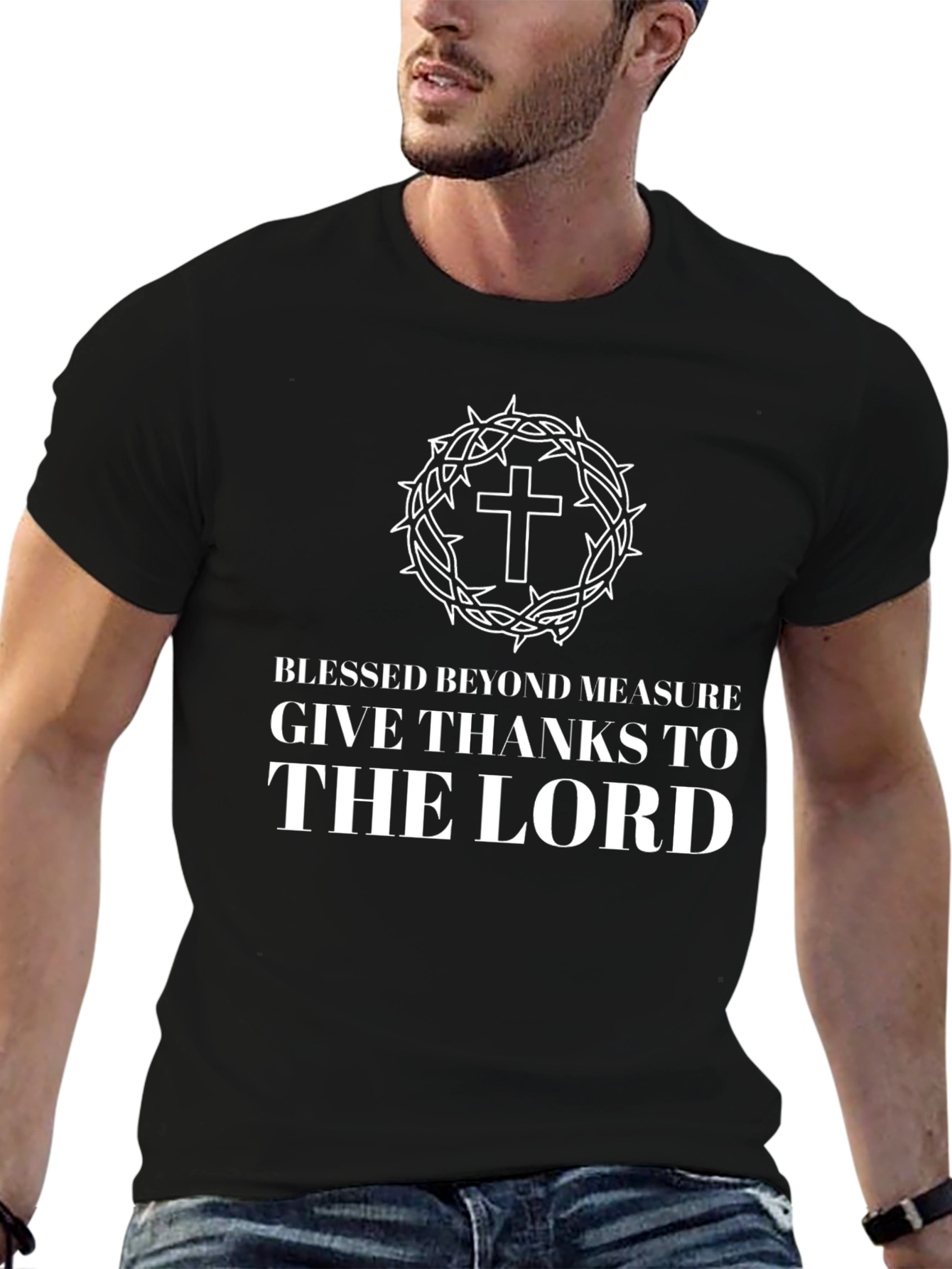 Blessed Beyond Measure Christian Graphic T-Shirt