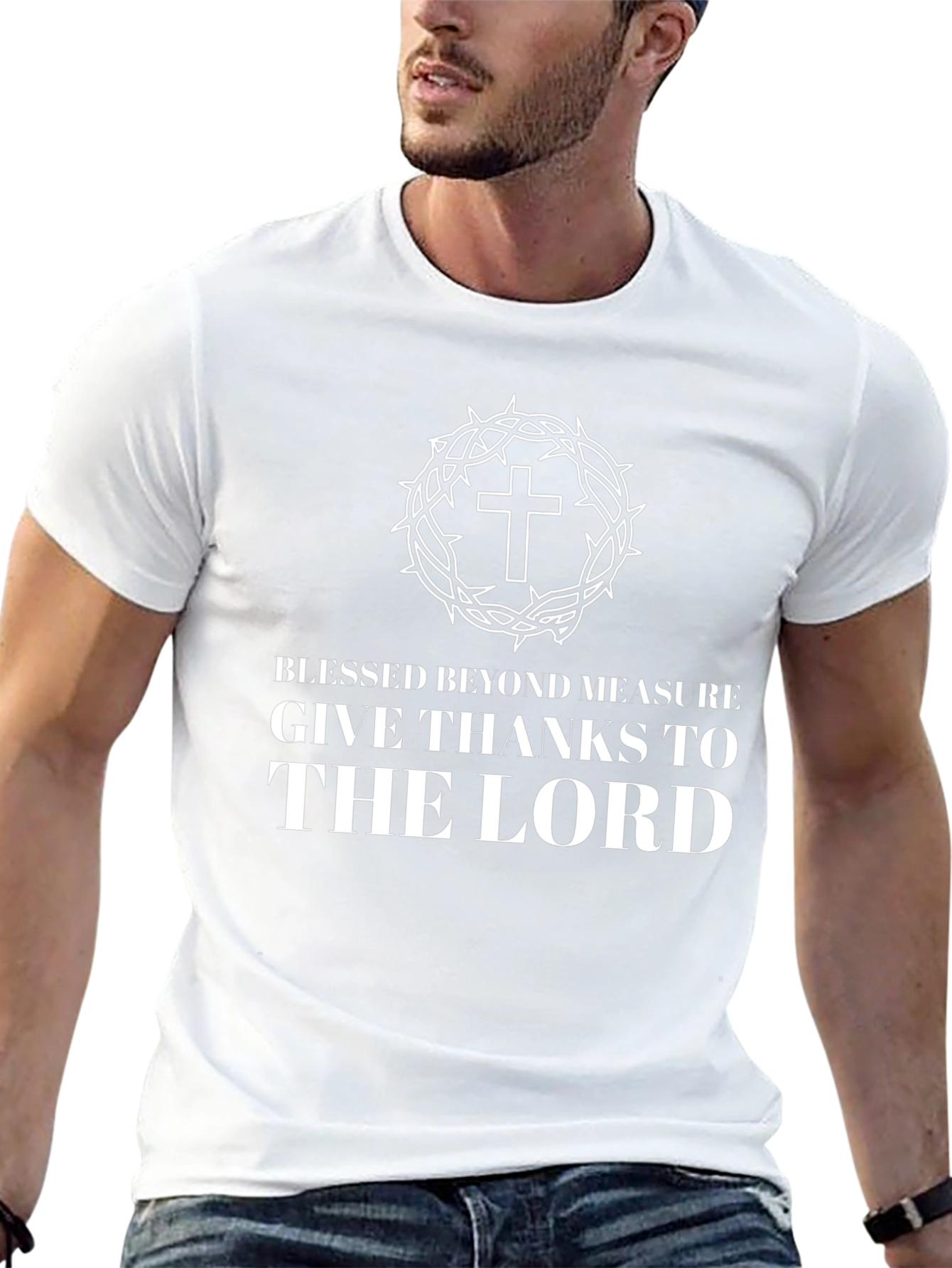 Blessed Beyond Measure Christian Graphic T-Shirt