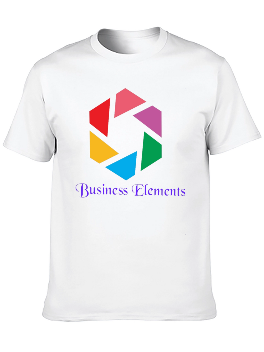 Business Elements Black Graphic Tee