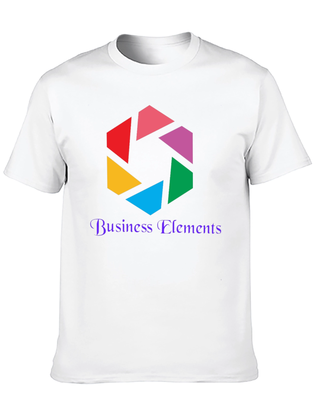 Business Elements Black Graphic Tee