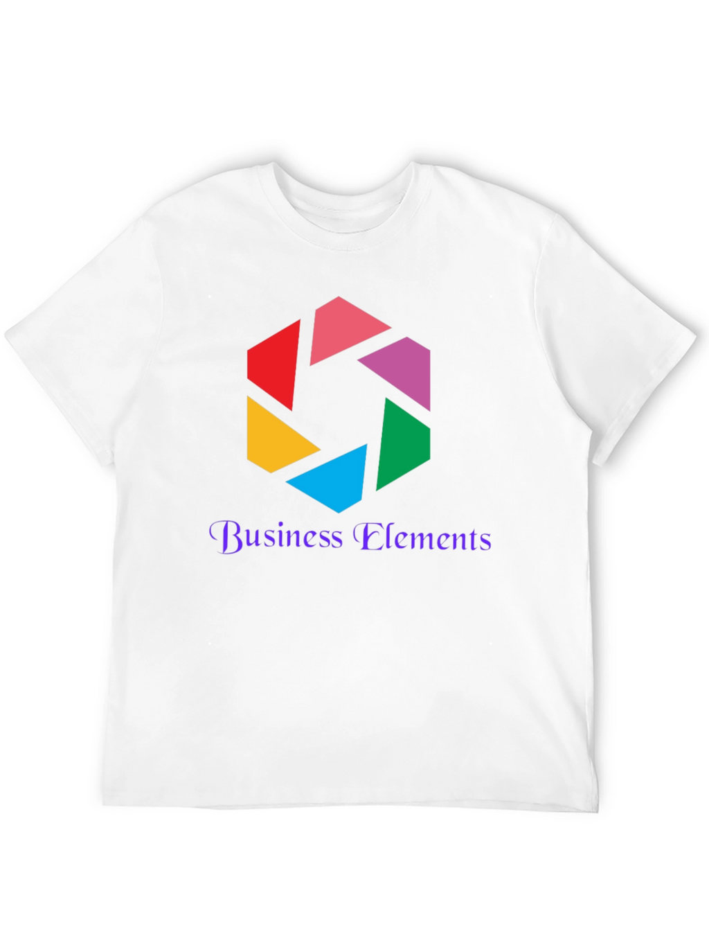 Business Elements Black Graphic Tee