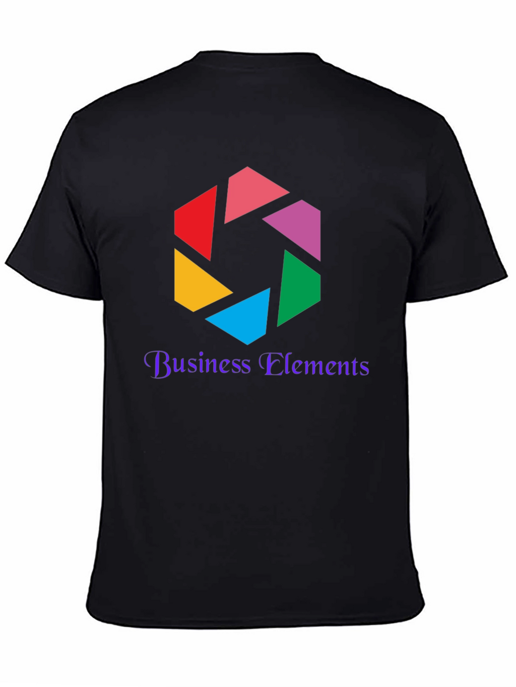 Business Elements Black Graphic Tee