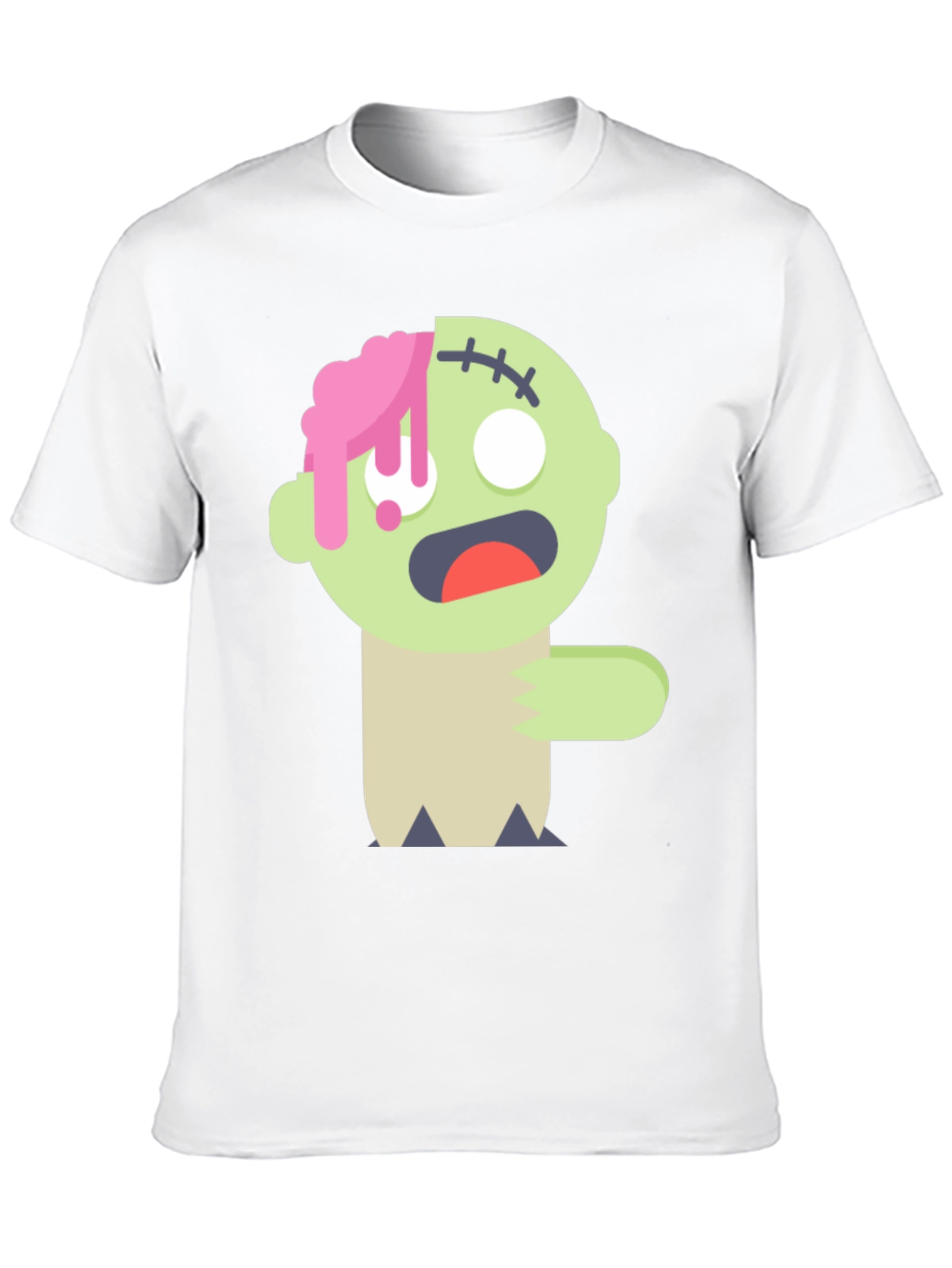 Zombie Cartoon Graphic T-Shirt