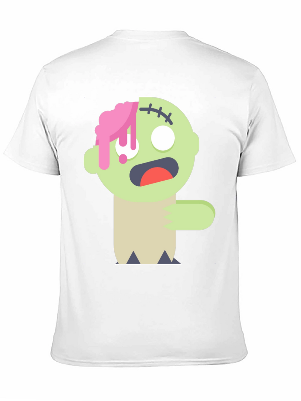 Zombie Cartoon Graphic T-Shirt