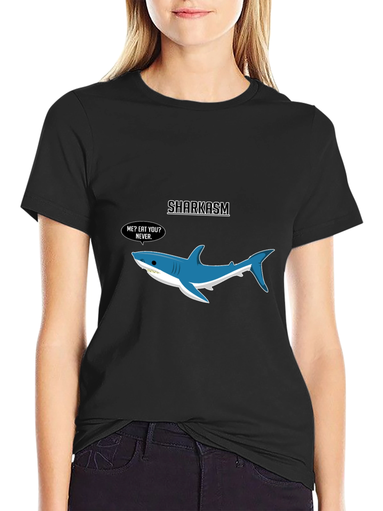 Sharkasm T-Shirt - Funny Shark Graphic Tee