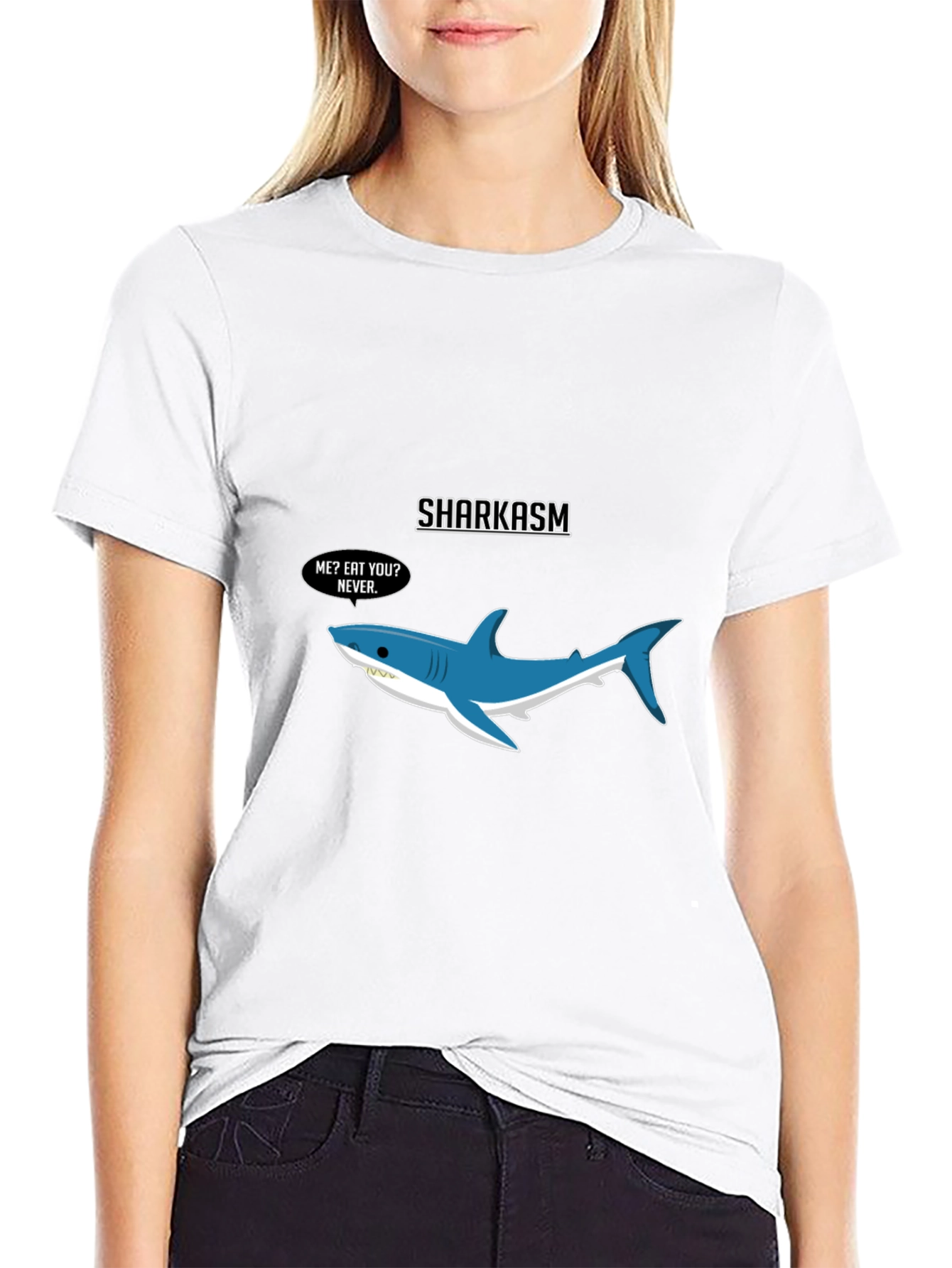Sharkasm T-Shirt - Funny Shark Graphic Tee