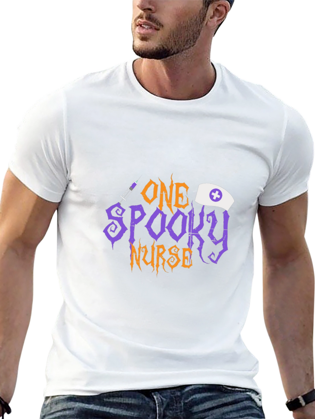 One Spooky Nurse Halloween T-Shirt