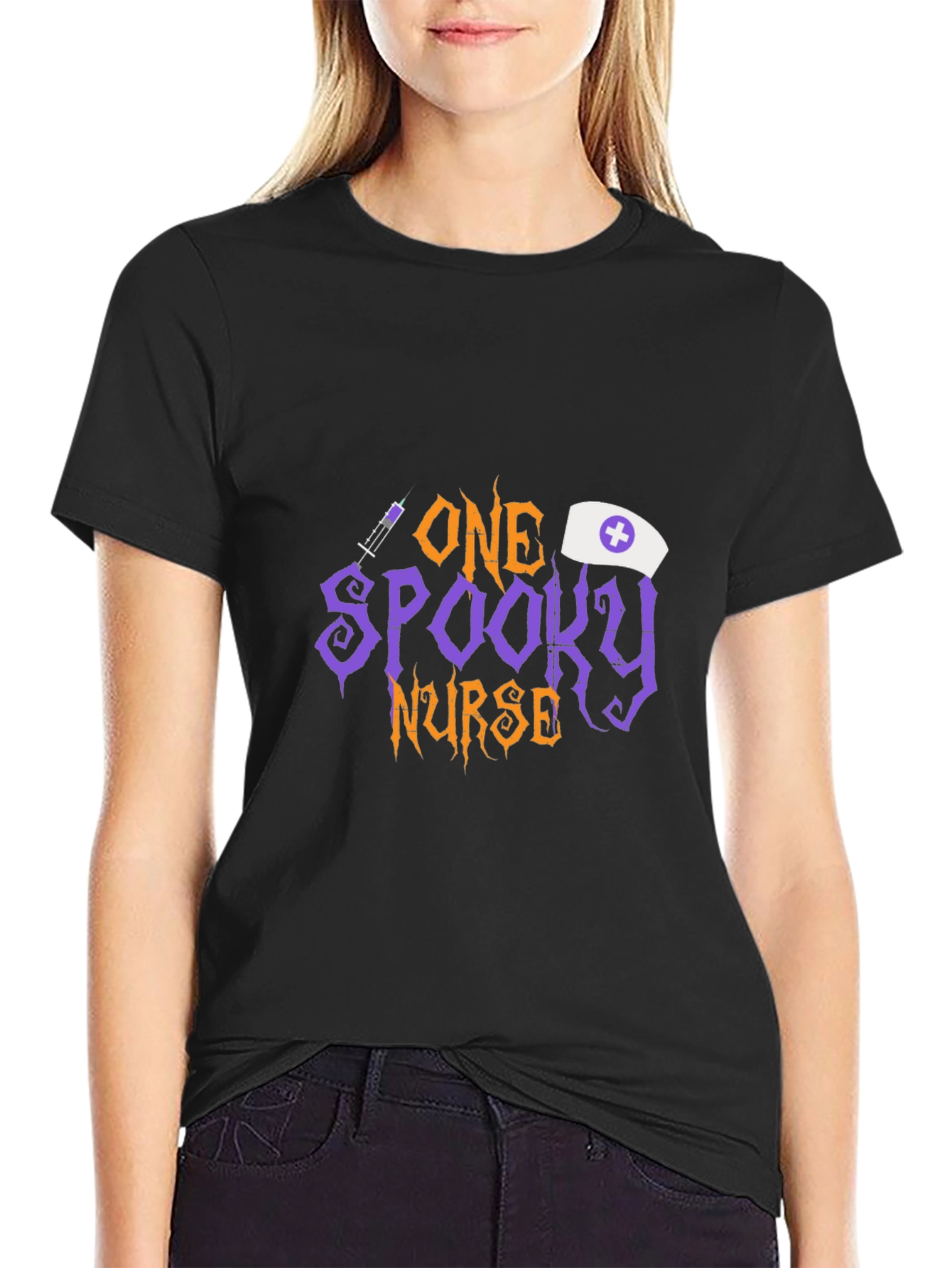 One Spooky Nurse Halloween T-Shirt