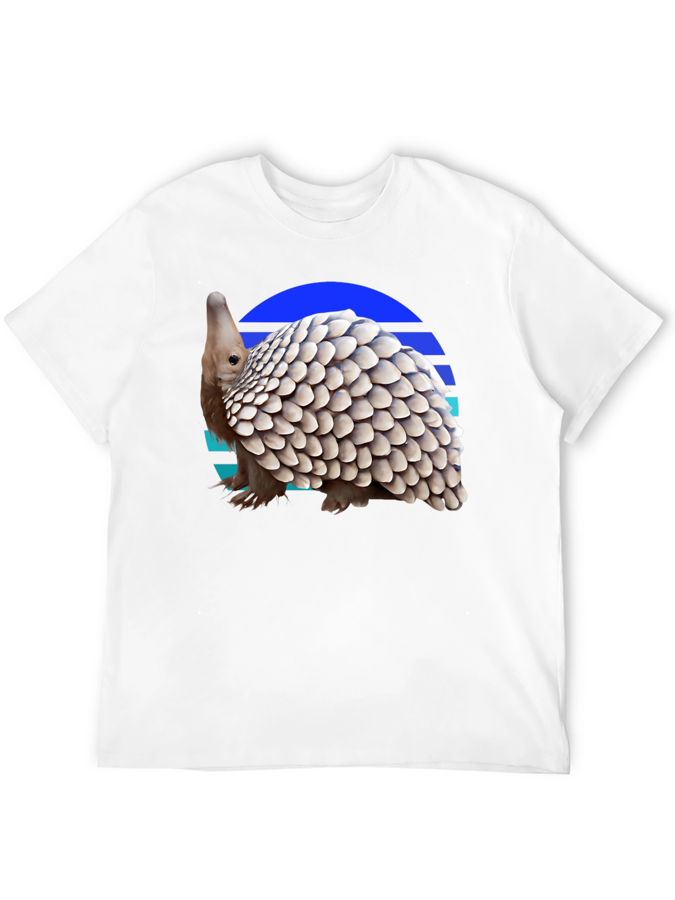 Retro Pangolin Tee - Unique Graphic T-Shirt