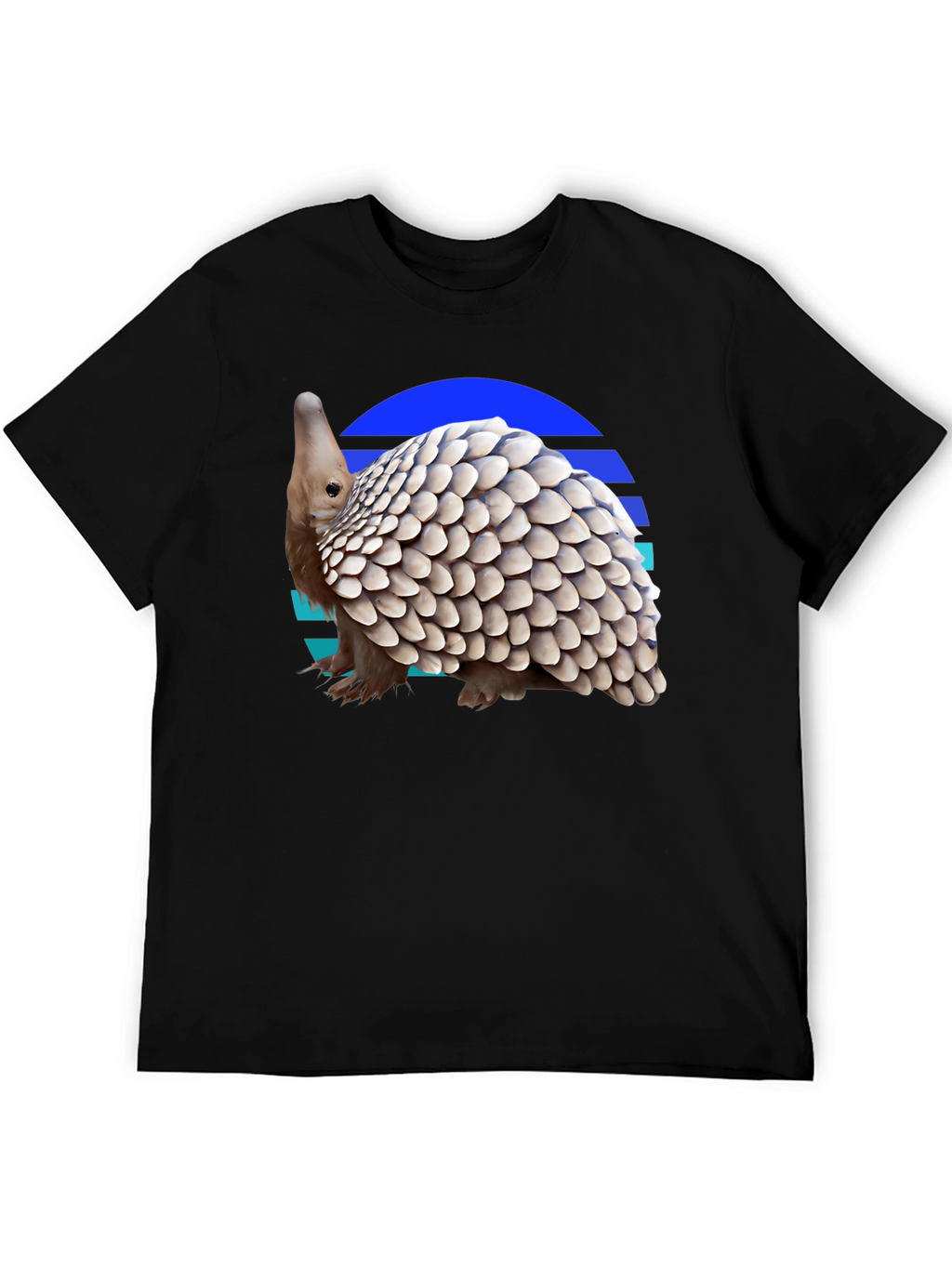 Retro Pangolin Tee - Unique Graphic T-Shirt