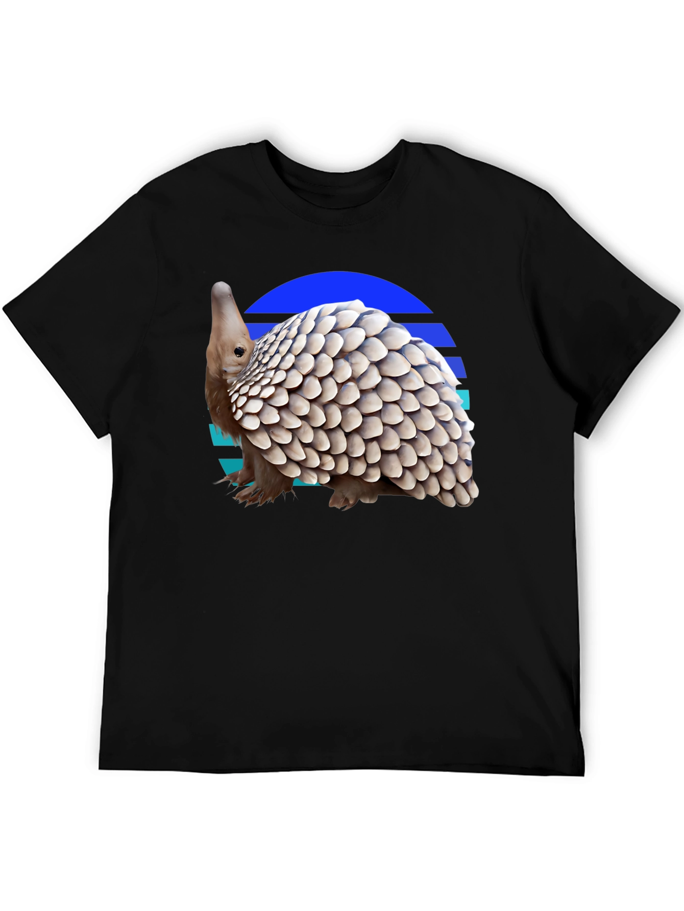 Retro Pangolin Tee - Unique Graphic T-Shirt