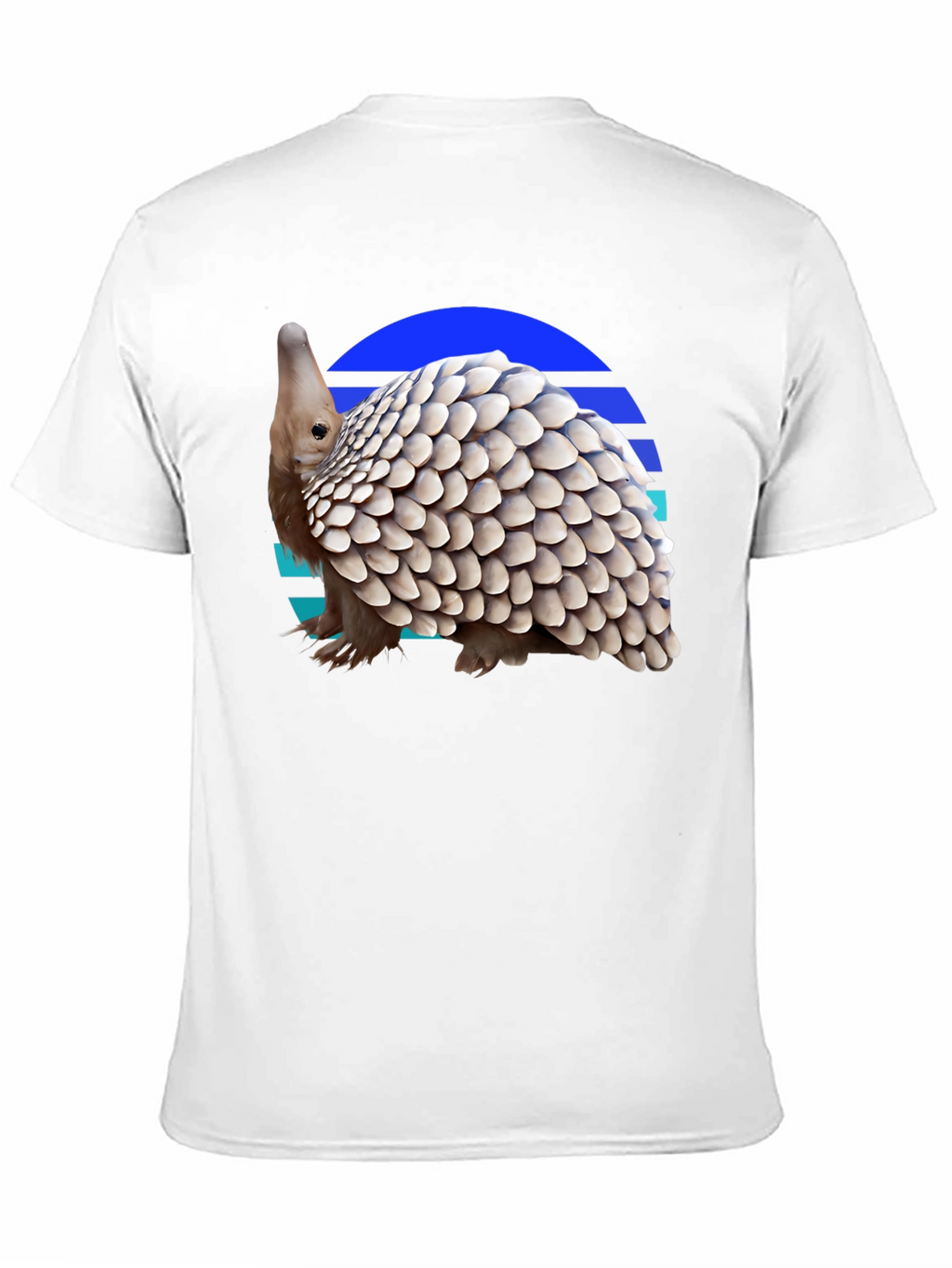 Retro Pangolin Tee - Unique Graphic T-Shirt