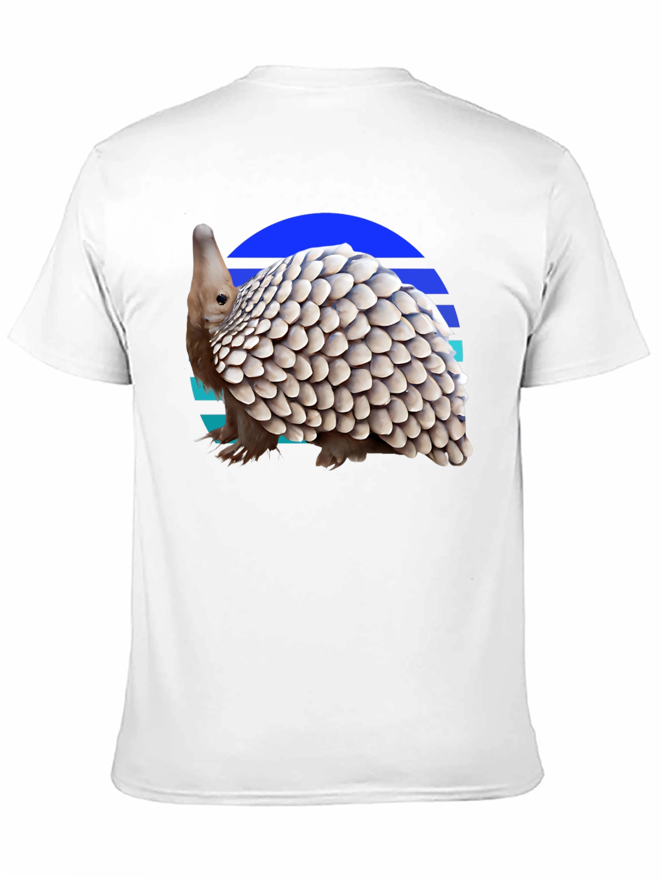 Retro Pangolin Tee - Unique Graphic T-Shirt