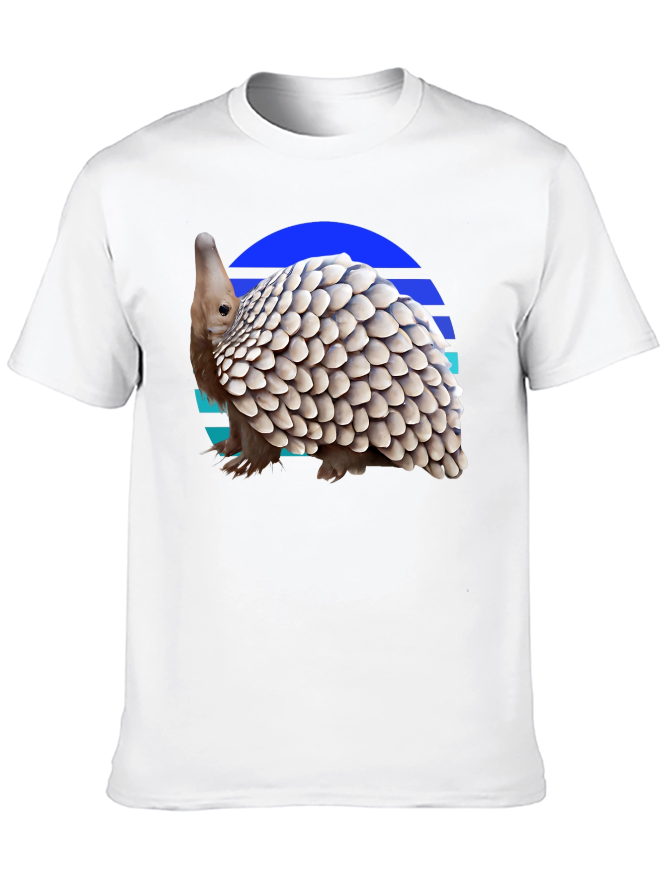Retro Pangolin Tee - Unique Graphic T-Shirt