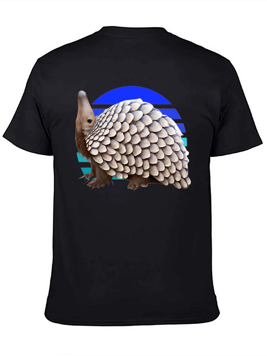 Retro Pangolin Tee - Unique Graphic T-Shirt