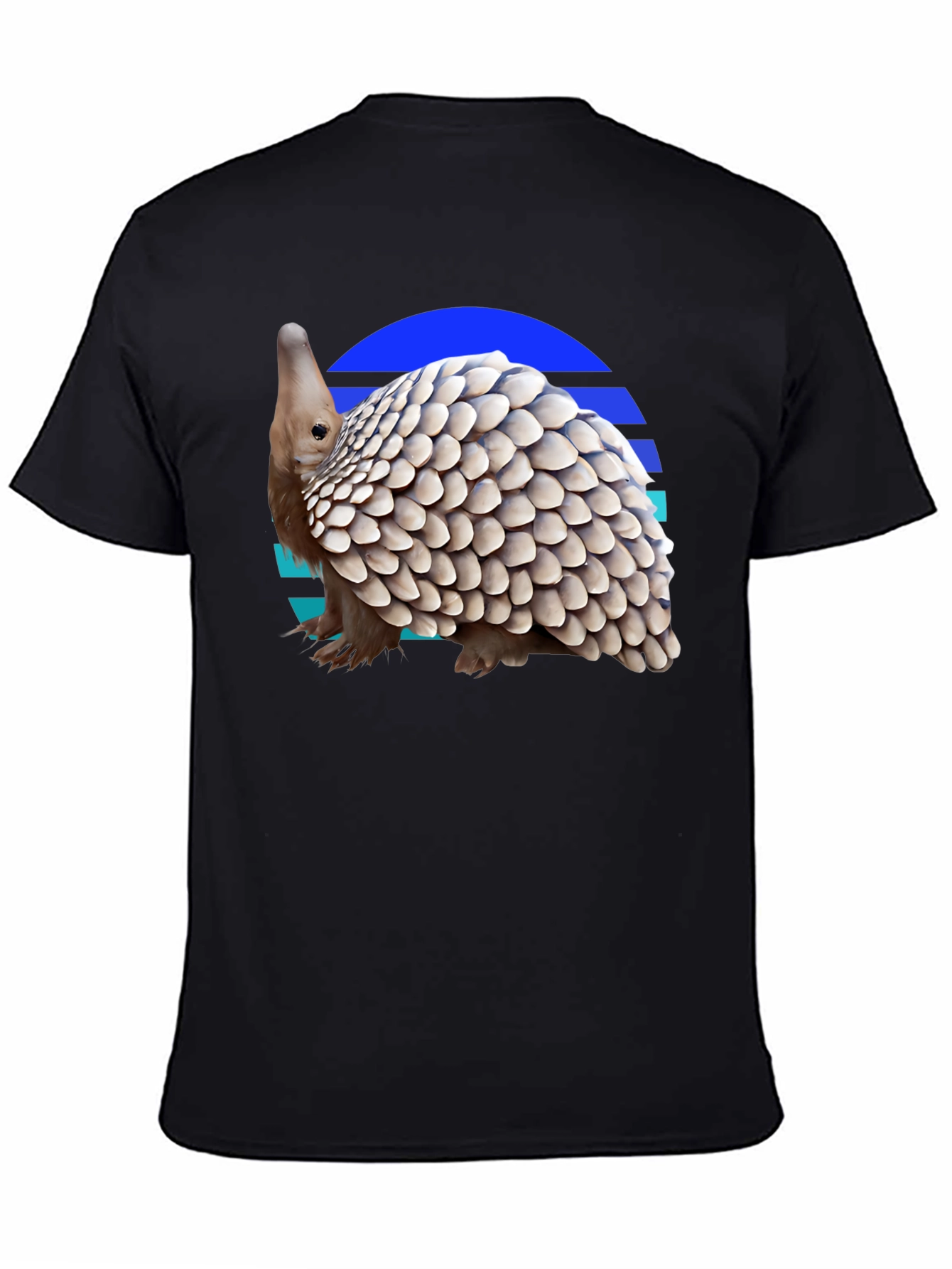 Retro Pangolin Tee - Unique Graphic T-Shirt
