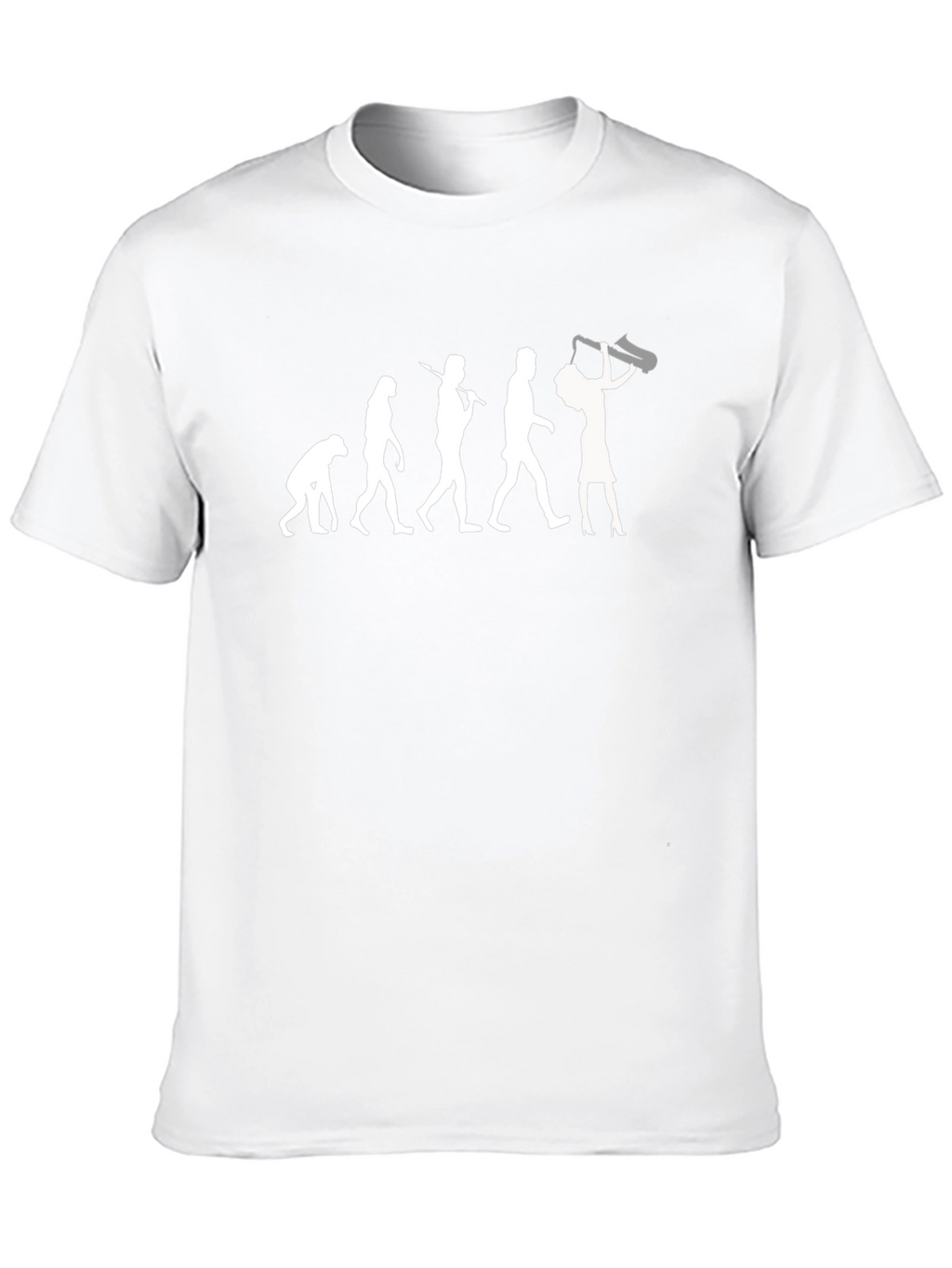 Evolution of Sax T-Shirt - Funny Musician Tee