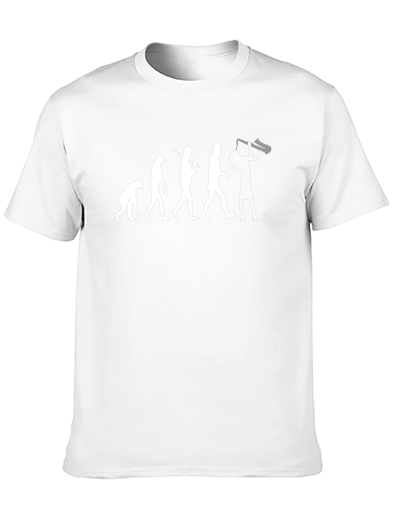 Evolution of Sax T-Shirt - Funny Musician Tee