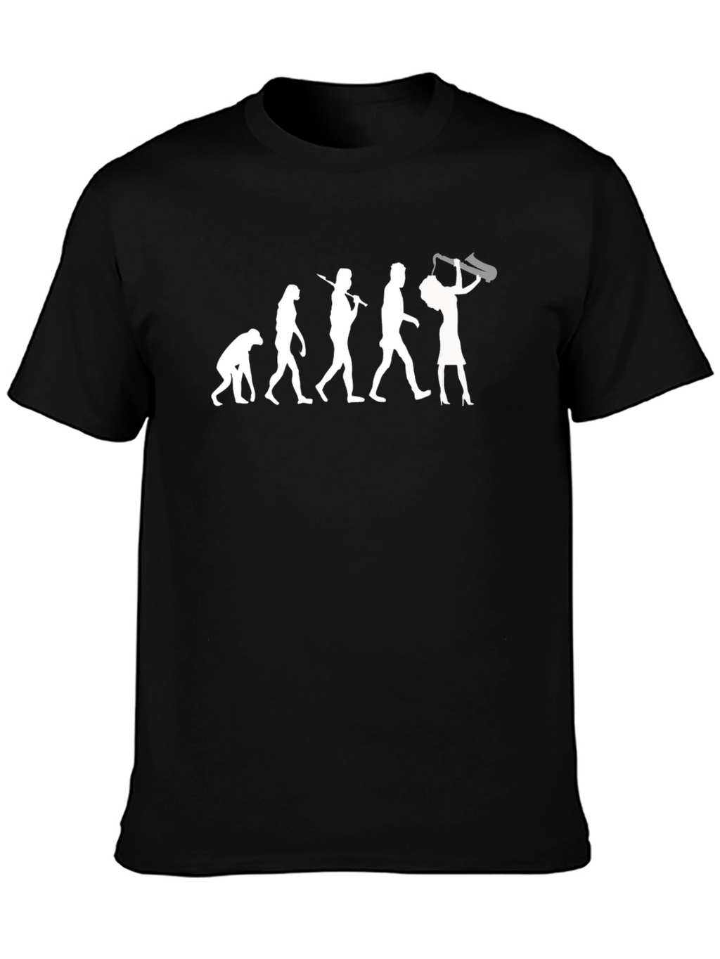 Evolution of Sax T-Shirt - Funny Musician Tee