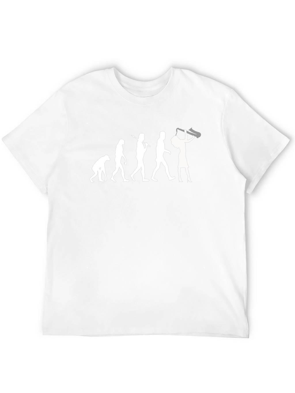 Evolution of Sax T-Shirt - Funny Musician Tee