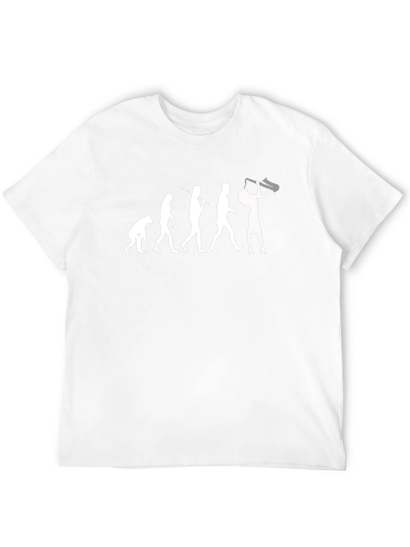 Evolution of Sax T-Shirt - Funny Musician Tee