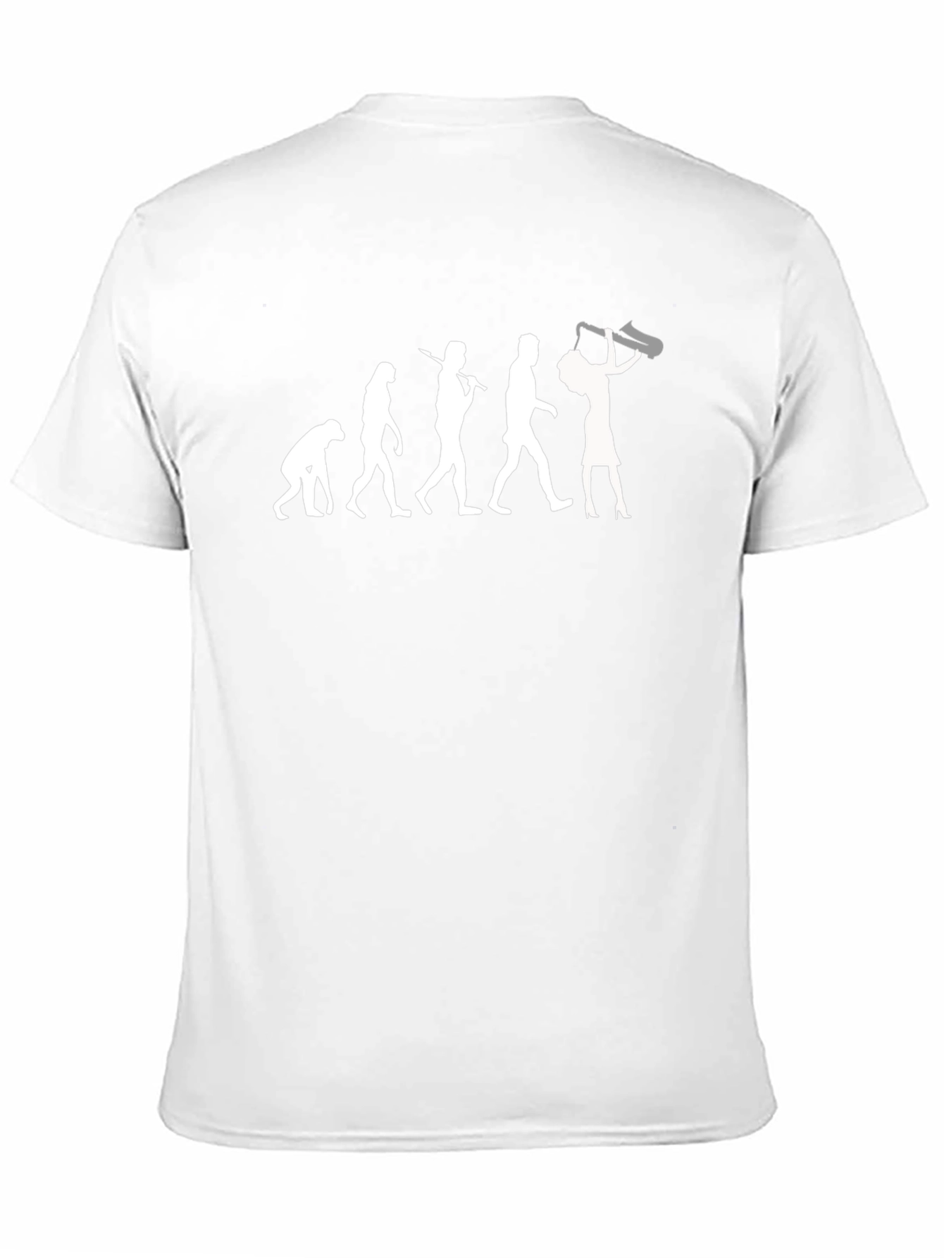 Evolution of Sax T-Shirt - Funny Musician Tee