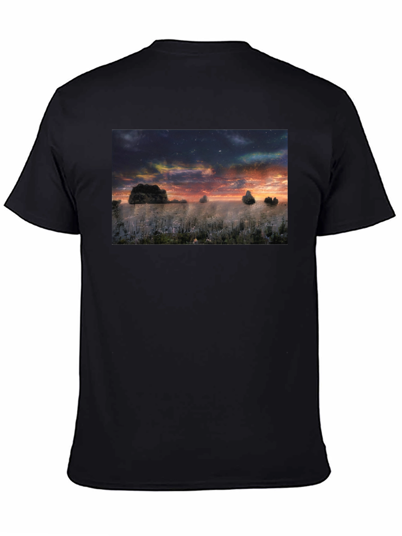 Sunset Landscape Graphic T-Shirt - Soft Cotton Blend