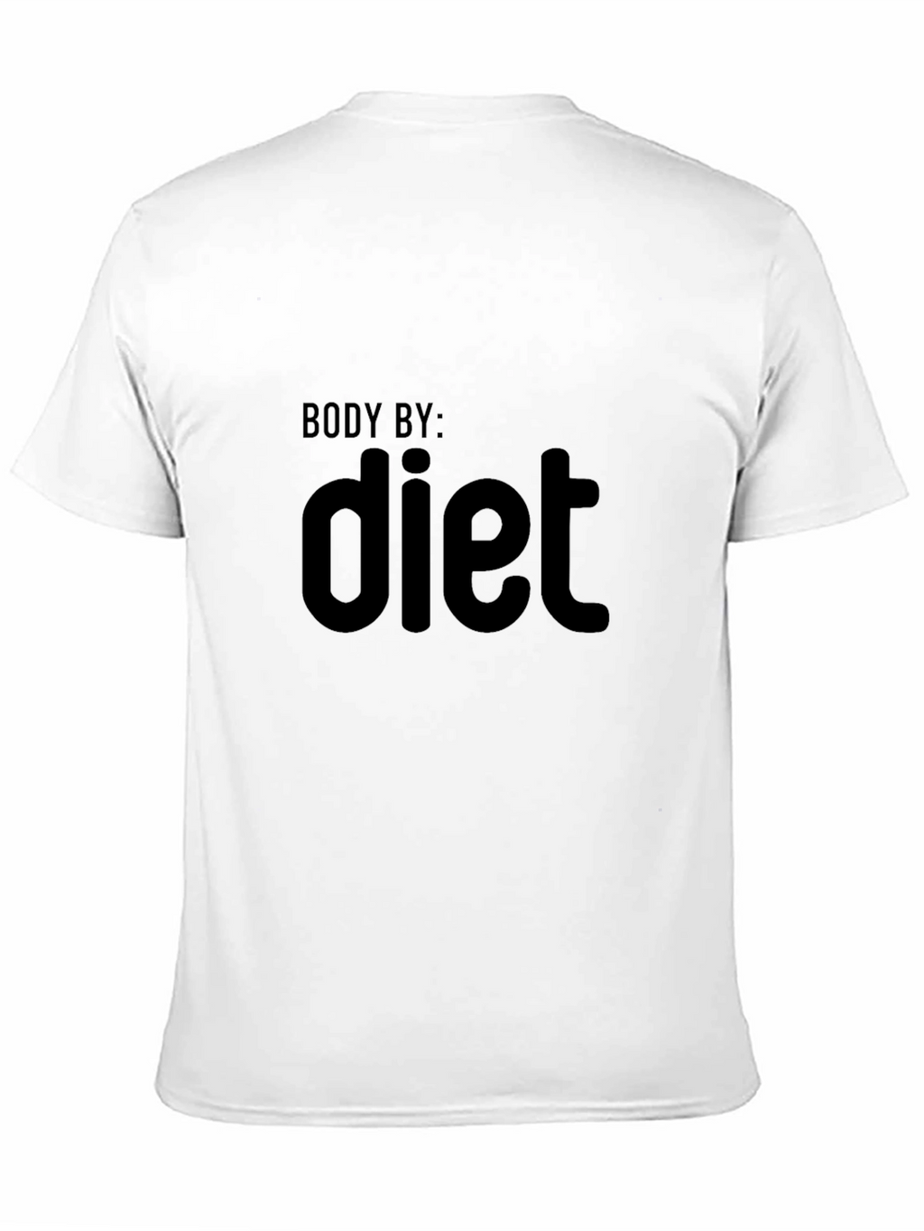Body By Diet Black Graphic Tee