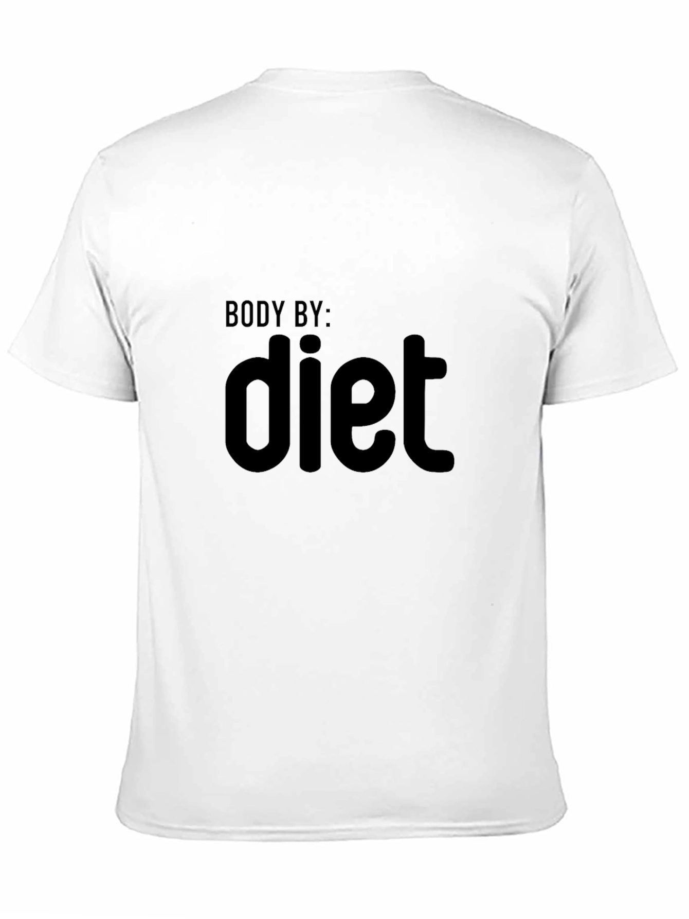 Body By Diet Black Graphic Tee