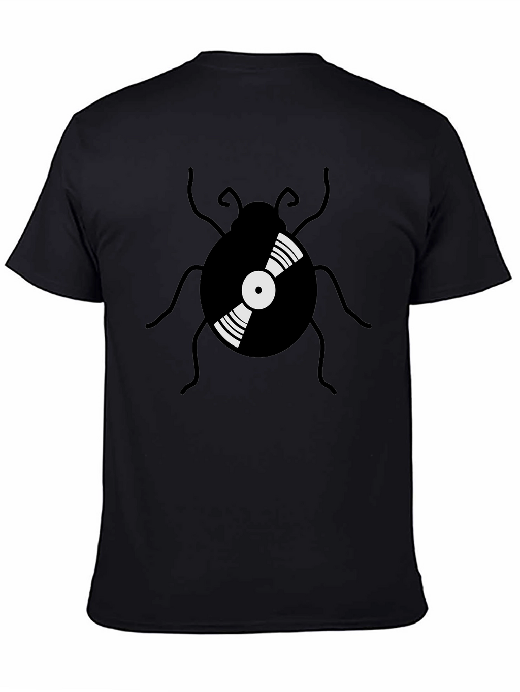 Retro Vinyl Record Bug Graphic Tee