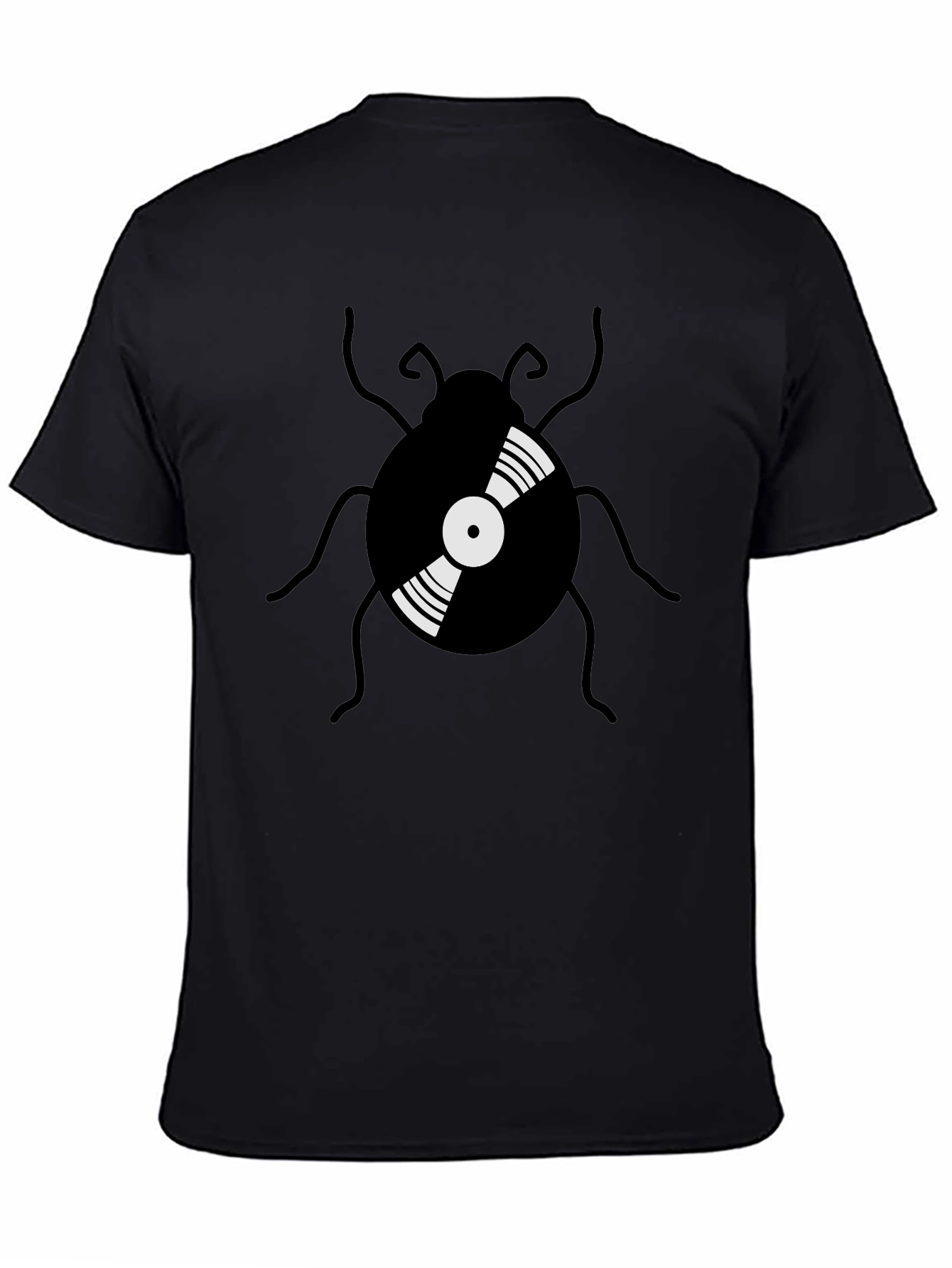 Retro Vinyl Record Bug Graphic Tee