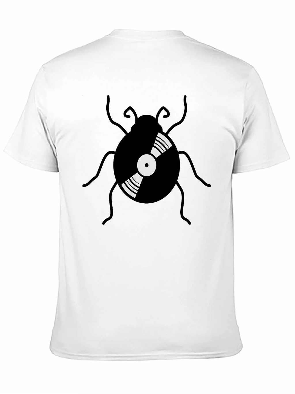 Retro Vinyl Record Bug Graphic Tee