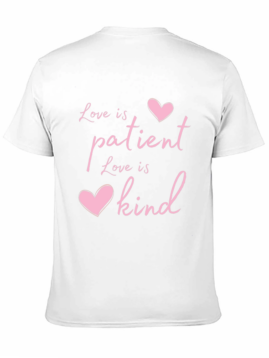 Love Is Patient Kind Heart T-Shirt - Black