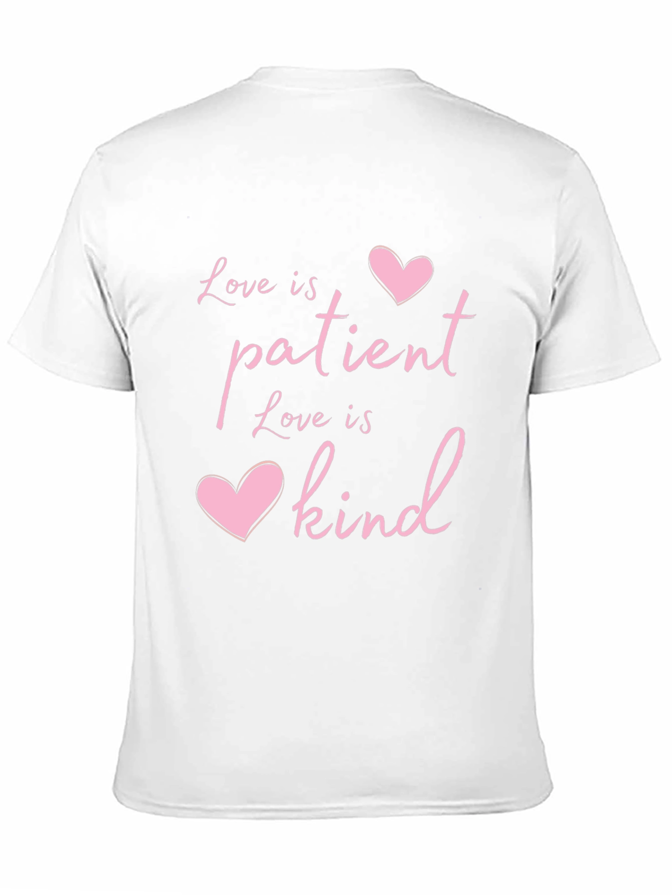 Love Is Patient Kind Heart T-Shirt - Black